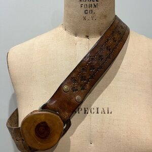 Cool vintage leather belt